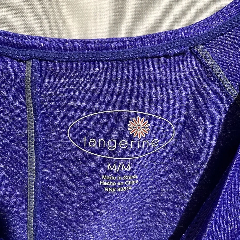 Tangerine Workout Top, Medium